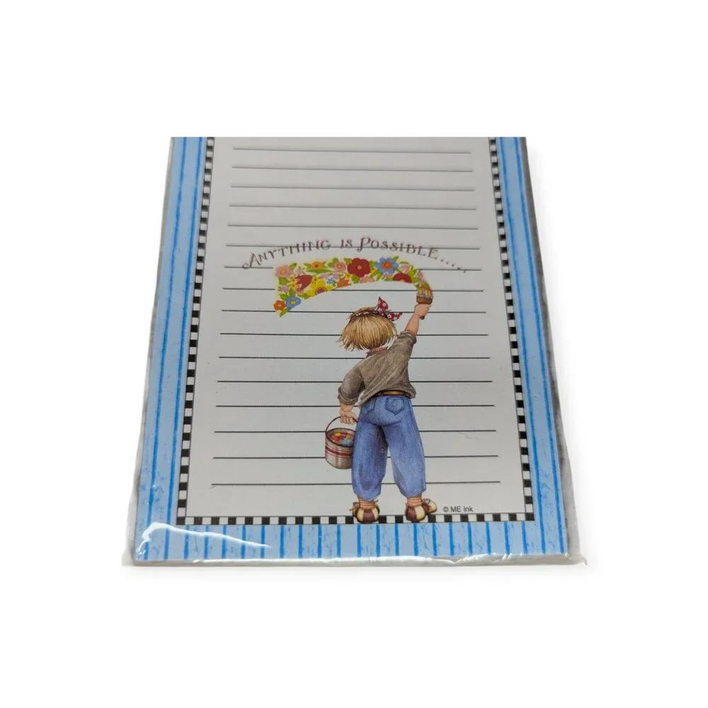 Mary Engelbreit List Pad Anything is Possible 80 Sheets w/ Magnet on Back NWT